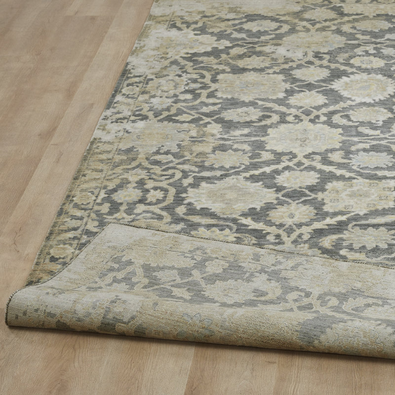 Wool Area Rug, Rectangle 7'6" x 9'6"