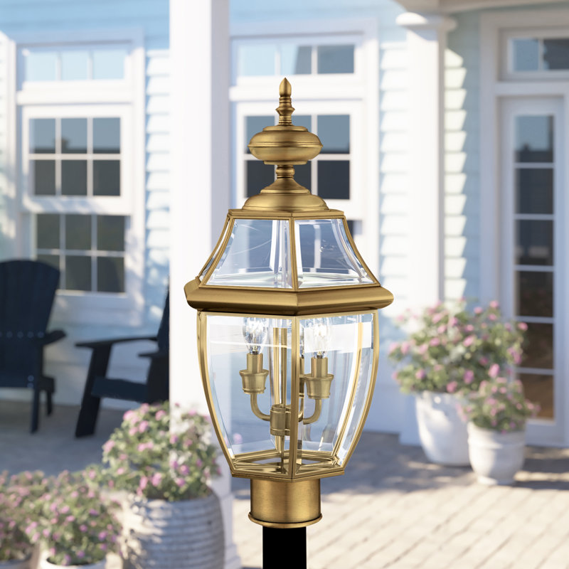Jayde Lantern Head, Antique Brass