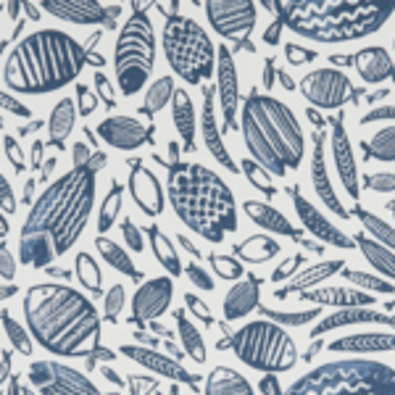 Land and Sea Trawler Fabric, Navy