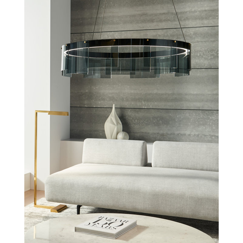 Sean Lavin Dessau Floor Lamp, Natural Brass, 38"
