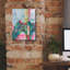Toile épique Graffiti «Graffiti Bridge 2» par Ethan Harper, 12 po x 16 po
