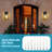 2 Pack  13.5”H 1-Light Matte Black Outdoor Wall Lights, Outdoor Wall Sconce With Clear Glass(Bulb Not Include)-1697465616