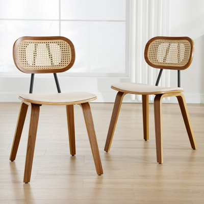 Alithea Upholstered Counter Stool with Solid Wood Frame