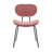 17.52'' H Velvet Upholstered Stacking Side Chair-1082935270