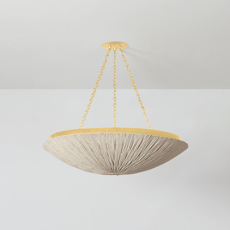 SUMMERSIDE Pendant, 8.75" H x 37" W x 37" D