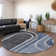 Premium Machine Washable Cerrito AMF532 Navy Rug