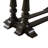Tawona Trestle Dining Table Set w/ 4 Upholstered Chairs-104882687