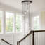 Luminaire suspendu en forme de grappe pour escalier à 14 lumières Earlyn (ampoules incluses)-1920088448-1934332868