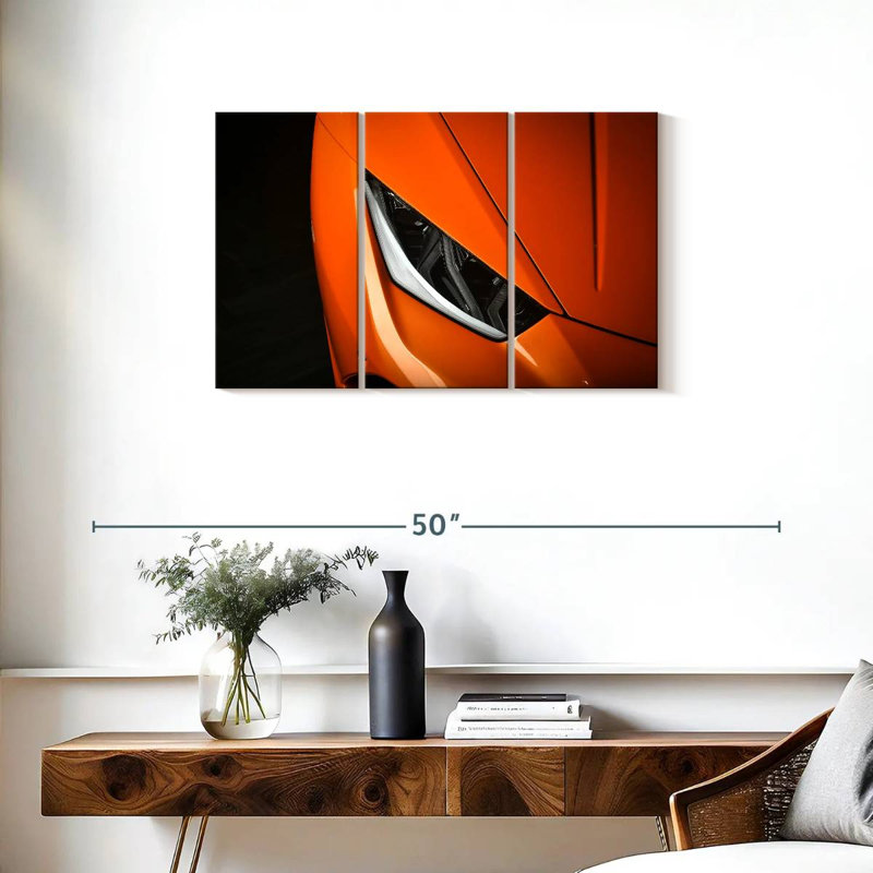 Mehar Car Headlights Close Up, 20" H x 33" W