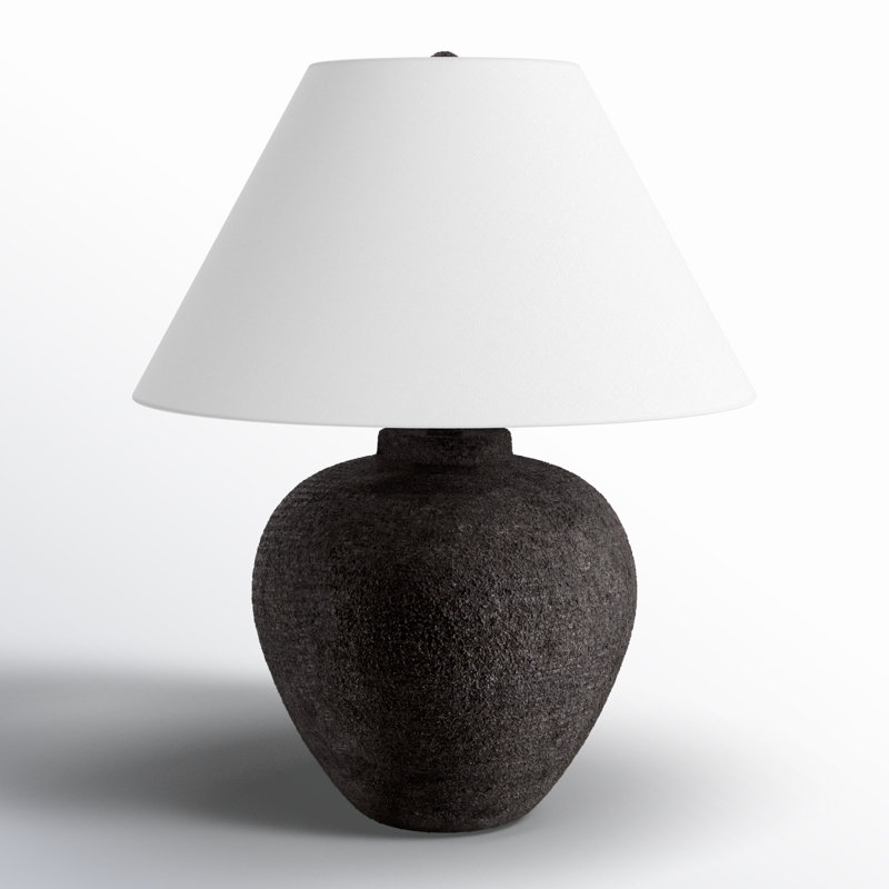 Hive Resin Table Lamp, Black