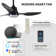 42" Smart Ceiling Fan With Lights Remote,Silent DC Motor,Voice Control Via Alexa Google WIFI Phone,6-Speed,Outdoor Indoor Modern  Ceiling Fans For Living Room Bedroom Patio