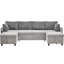 Canapé-lit modulaire polyvalent avec rangement de 111,8 po-121051990