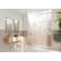 Stellar 90.75 in. x 78 in. Fully Frameless 3 Panel Inline Hinge Shower Door