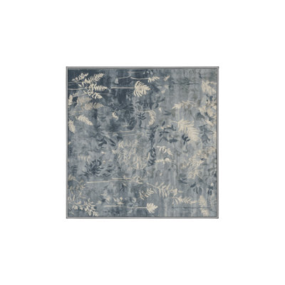 Tapis gris lavable à la machine