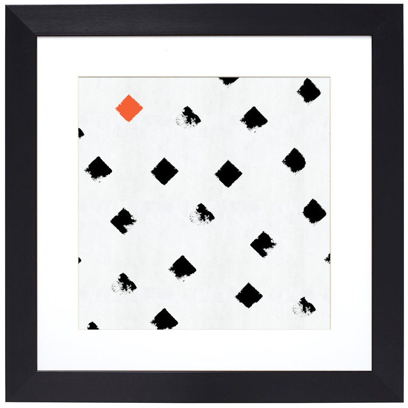 Cadre photo en plastique Hursten, Noir, 16 po x 16 po emmêlé à 12 po x 12 po