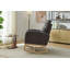 Chaise berçante moderne à haut dossier avec poche latérale pour le salon-1908787989