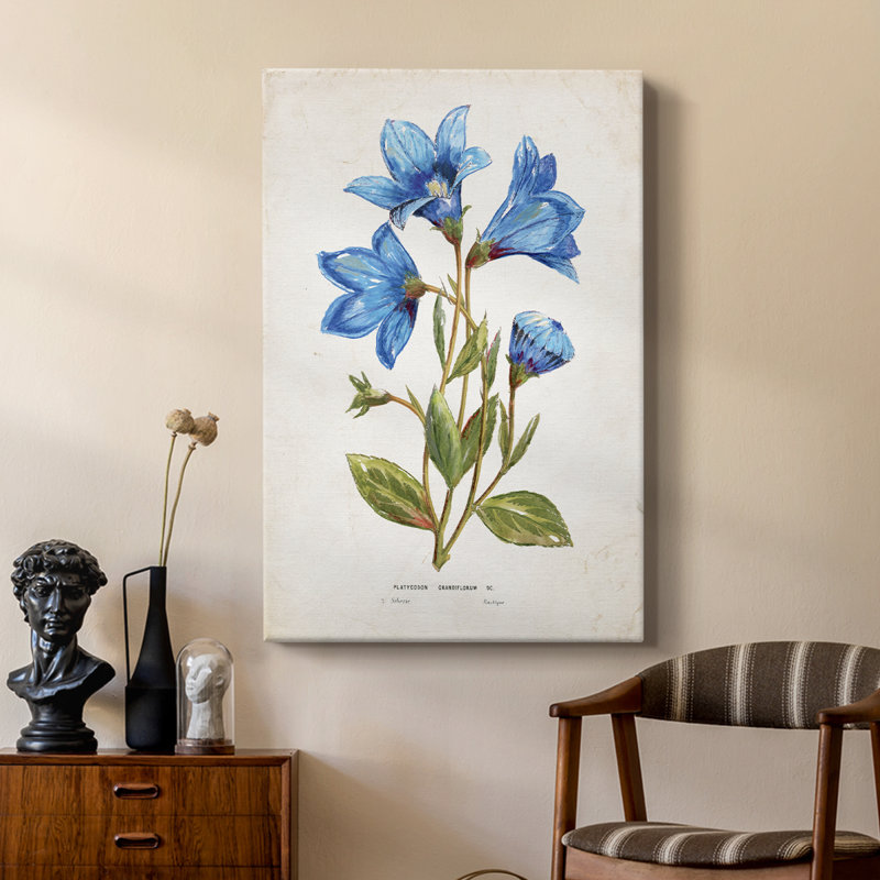 Botanical II -Custom Wrapped Gallery Cavas, 12" H x 8" W