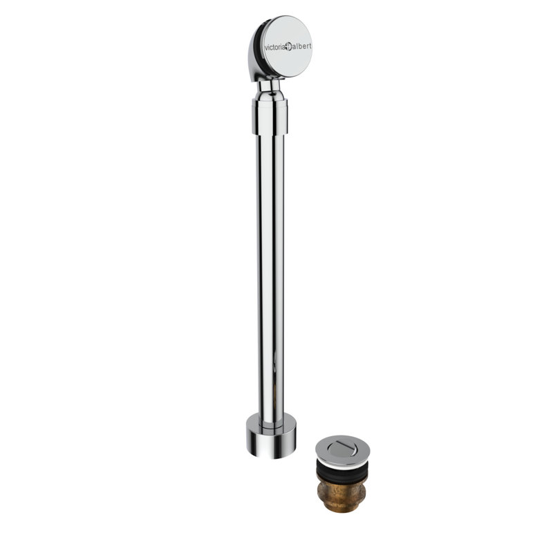 Freestanding Leg Tub Drain, Polished Chrome