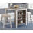 Skempton 3 Piece Counter Height Dining Set, Includes Table and 2 Barstools