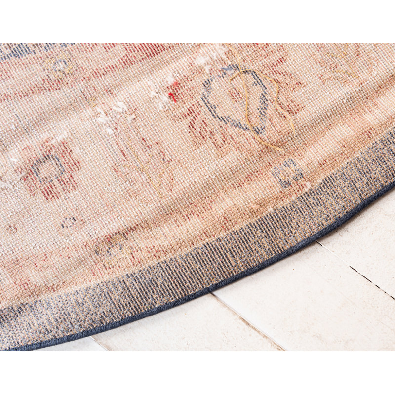 Tapis oriental bleu clair Edens, Tapis de couloir 2 pi x 6 pi 1 po