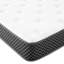 Matelas double de 6 po avec mousse haute densité et relief pour un soutien durable