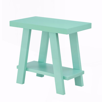 Contemporary Wood Shelf Side Table