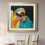 Perroquet ludique - peinture encadrée-1730320303-1730320473