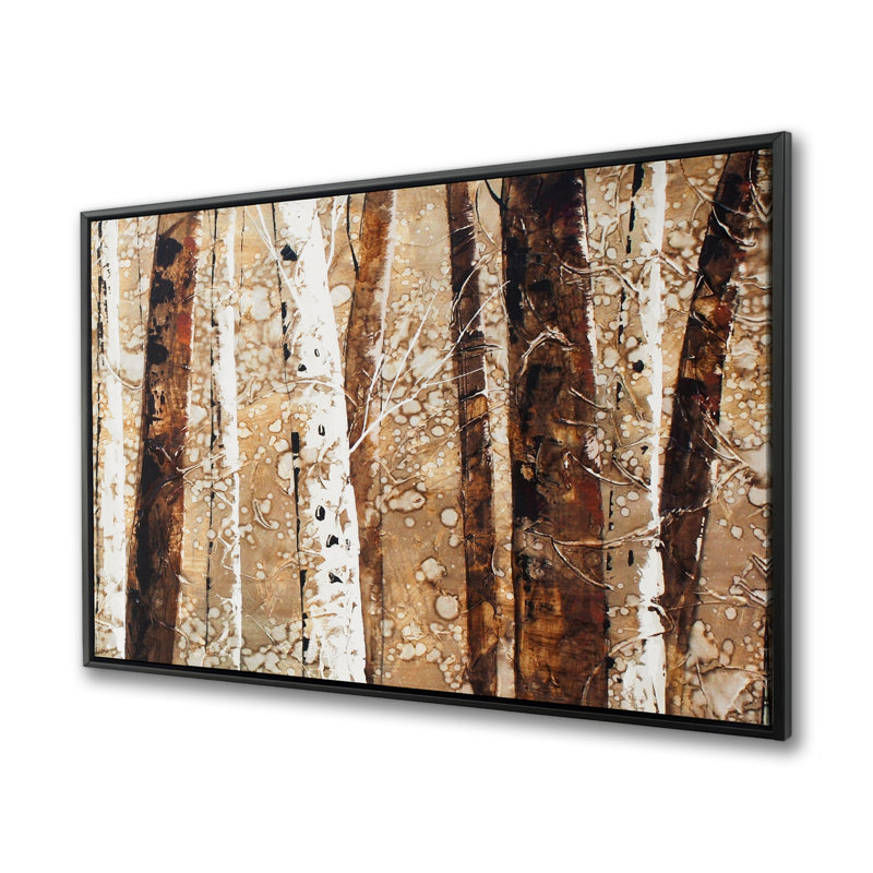 Tree Trunks - Stylish Living Room Canvas Art for Home Decor