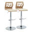 Tabourets ajustables avec repose-pieds arrondi Fayette-93570916-93570912