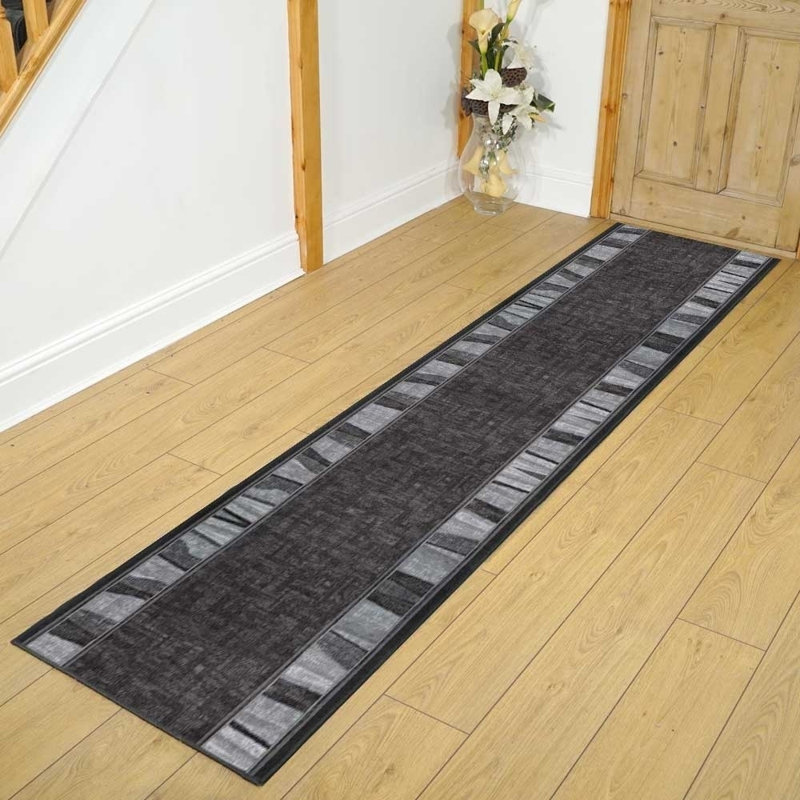 Runner Tuncer Block Print Hand Hooked Area Rug, Runner 66 x 420cm