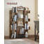 Bookshelf, Tree-Shaped Bookcase With 13 Storage Shelves, Rounded Corners, Rustic