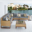 Tullio 7 - Person Patio Conversation Set with Sunbrella® Cushions
