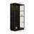 16 Pairs Shoe Storage Cabinet With LED Lights,Glass Door & Shelves