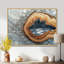 Hiver, forêt, chemin de la rivière Crystal III - forêt, art mural-602003669-759880643-602003626