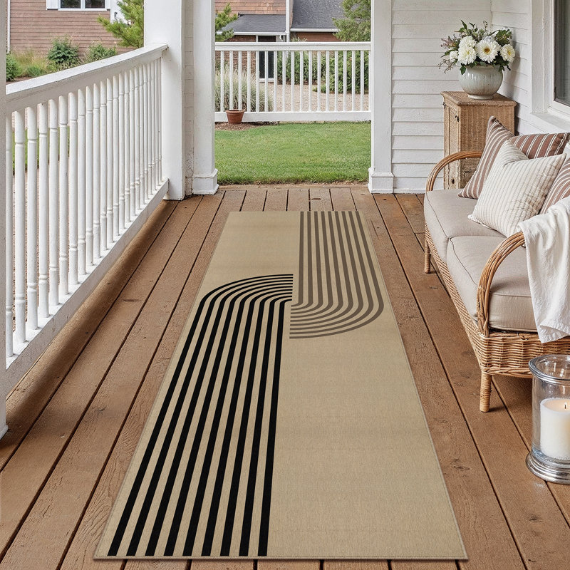 Tapis en lin Linea, Runner 2' x 8'