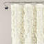 Rideau de douche simple à motif floral Riley + crochets-776688166