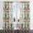Teal And Beige Ikat Mosaic Fusion - Ikat Grommet Curtain - Velvet Room Darkening - 1 Panel-264601934-265112490