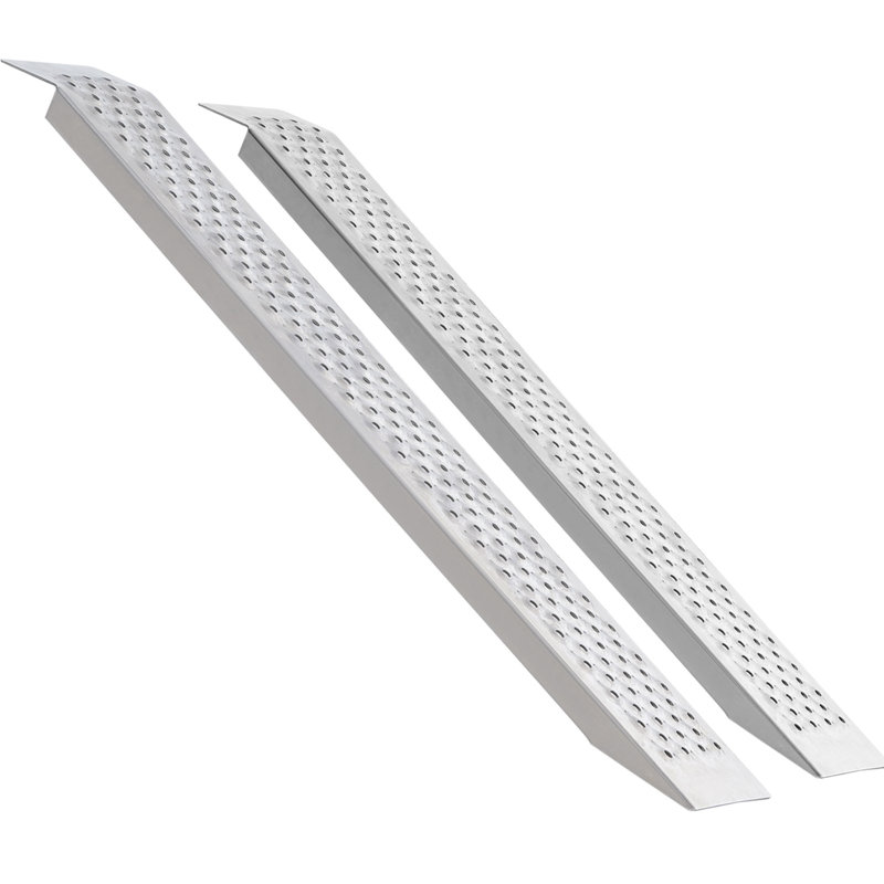 47.2" X 8.5" Aluminum Ramps 880 LBS Capacity Loading Ramps 2PCS