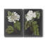 «Dramatic White Flowers III», toile tendue avec châssis de qualité supérieure - prête à être accrochée-1272512097