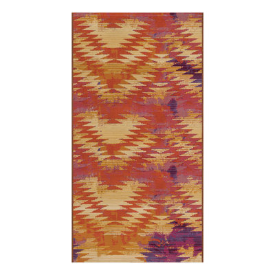 Tapis intérieur / extérieur rouge Tomlinson
