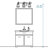 Three-Light Industrial Vanity Light-100013177