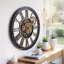 Horloge murale surdimensionnée ronde de 36 po pour le salon avec la collection America-87147384