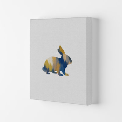 Rabbit Blue & Yellow - Print