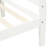 White Twin Platform Bed - Solid Wood Created With Headboard/ With Headboard, & Support