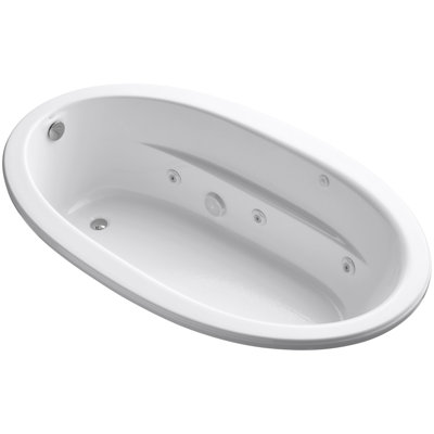 Sunward® 72" x 42" Whirlpool Acrylic Bathtub