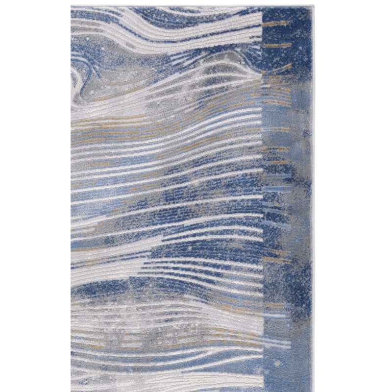 Palma Performance Abstract Rug, Rectangle 4' x 6'