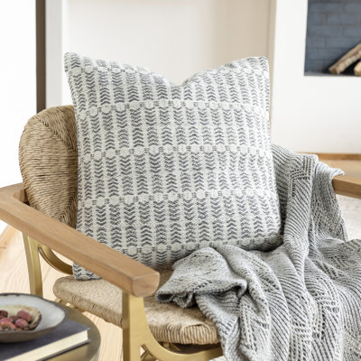 Coussin décoratif en laine Hemlen
