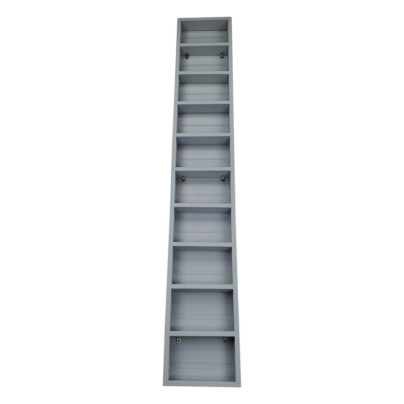 Ensemble de pots et support à épices 75 pots Celebrity on the Wall, H 69 po x l 14 po x P 4,5 po, Apprêté
