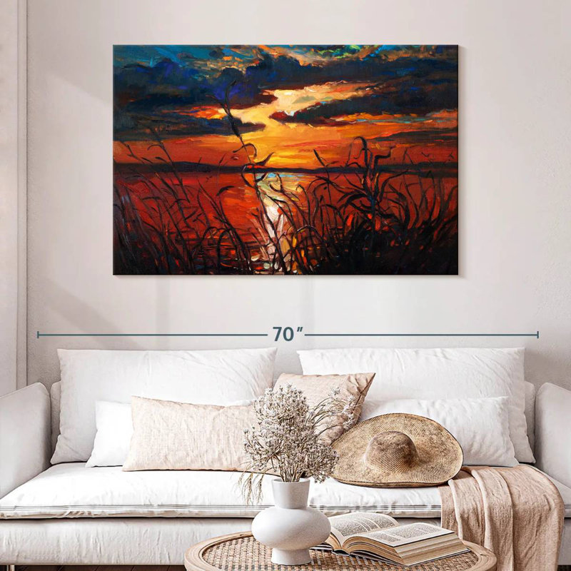 Gillard Dark Sunset, 32" H x 48" W