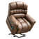 41.3" Wide Extra Large Microfiber Upholstered Modern Power Lift Reclining Heated Vibration Massage Chair with USB & Remote